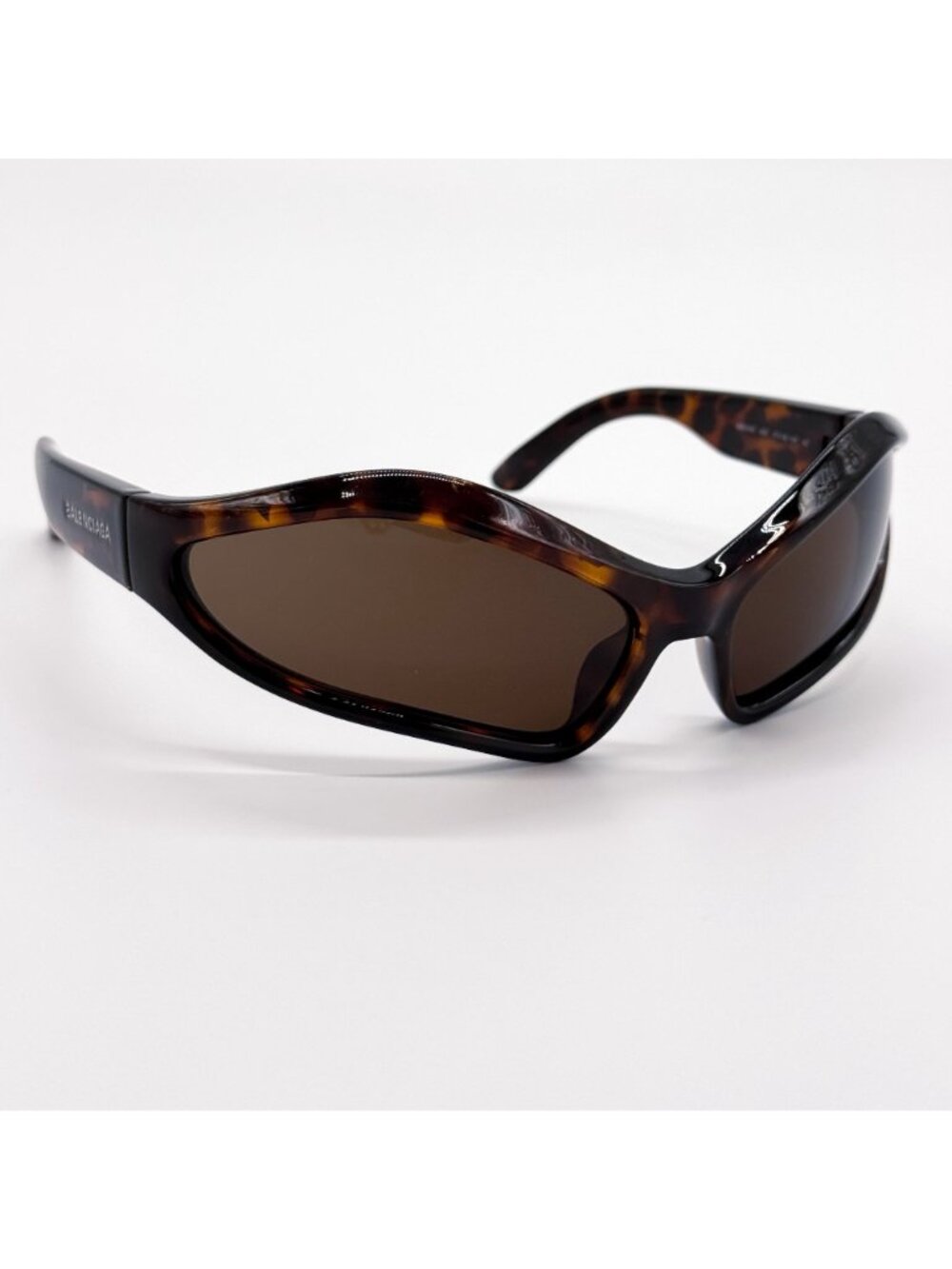 NEW BALENCIAGA BB0314S 002 SUNGLASSES HAVANA UNISEX GEOMETRIC EYEWEAR BALENCIAGA - Picture 4 of 9